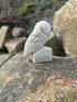 Barnadette the Barn Owl (Right)- Stone Sculpture